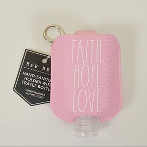 FAITH HOPE LOVE Hand-sanitizer Holder And Bottle